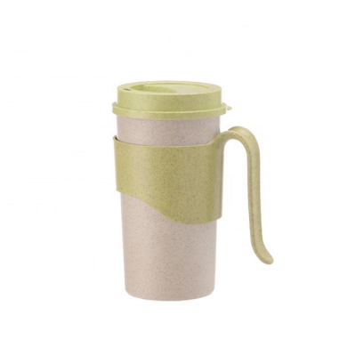 Biodegradable Popular Coffee Bottle, Wheat Straw Custom Mug