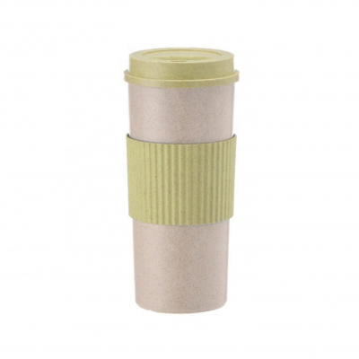 BPA free Drinking Coffee Bottle, Custom Water Wheat Straw Mug