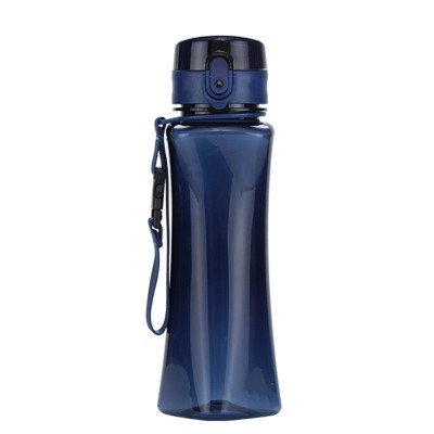 Portable plastic bottle outdoor sport water bottle with rope