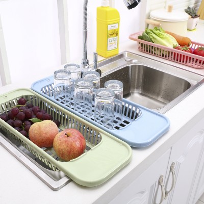 Household Kitchen Tools Sink Strainer Plastic Draining Basket