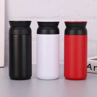 Custom logo vacuum thermo tumbler outdoor stainless steel water bottle